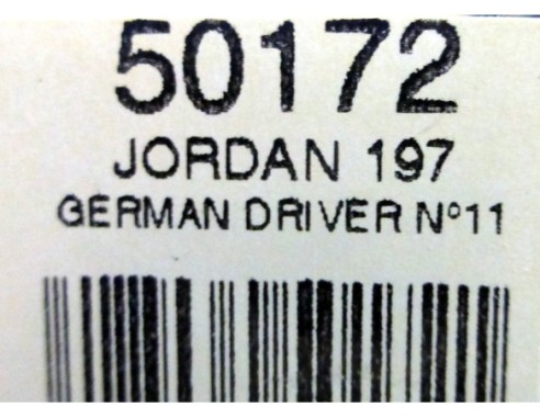 JORDAN PEUGEOT 197 AMARILLO.FORMULA 1 REF.50172 NINCO