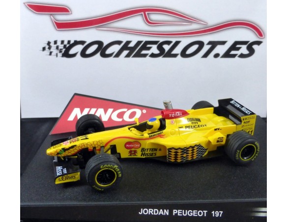 JORDAN PEUGEOT 197 AMARILLO.FORMULA 1 REF.50172 NINCO