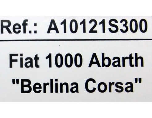 FIAT 100 ABARTH BERLINA CORSA REF.A10121S300 EDUCA