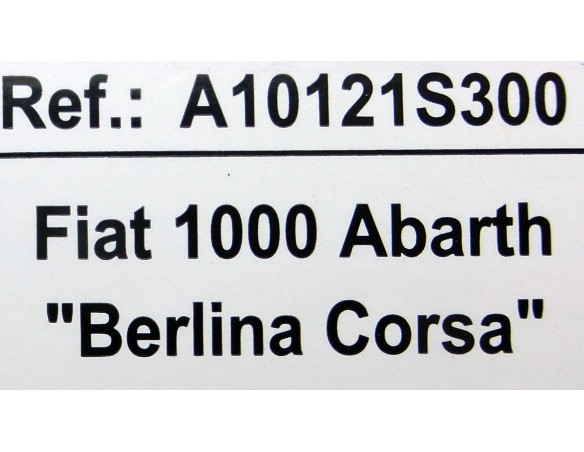 FIAT 100 ABARTH BERLINA CORSA REF.A10121S300 EDUCA