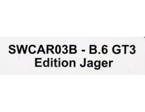 BMW M6 GT3 EDITION JAGER REF.SWCAR03B SIDEWAYS