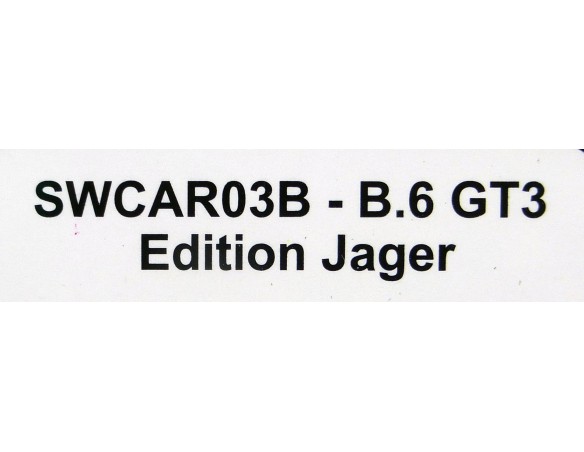 BMW M6 GT3 EDITION JAGER REF.SWCAR03B SIDEWAYS