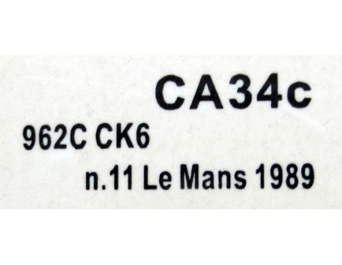 PORSCHE 962C CK6 LE MANS 1989 REF.CA34C SLOT.IT