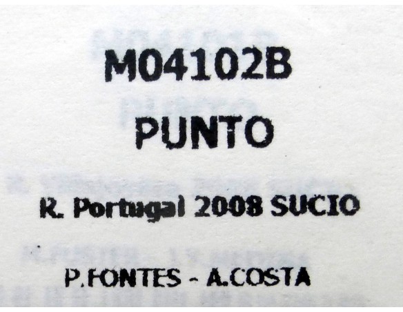 FIAT PUNTO R.PORTUGAL 2008 SUCIO REF.M04102B FLYSLOT