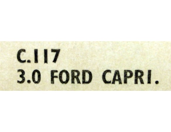 FORD CAPRI 3.0 REF.C117 SUPERSLOT