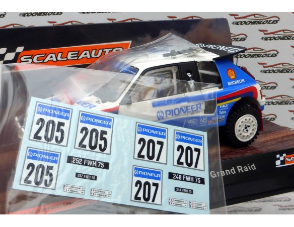 PEUGEOT 205 GRAND RAID AFRICA LEGENDS PARIS DAKAR 1989 REF.SC6106 SCALEAUTO