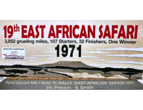FORD ESCORT MK1 1600 TC RALLY EAST AFRICAN SAFARI 1971 COCHESLOT