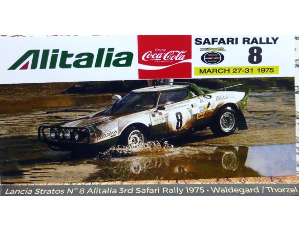 LANCIA STRATOS Nº8 ALITALIA 3rd SAFARI RALLY 1975 COCHESLOT
