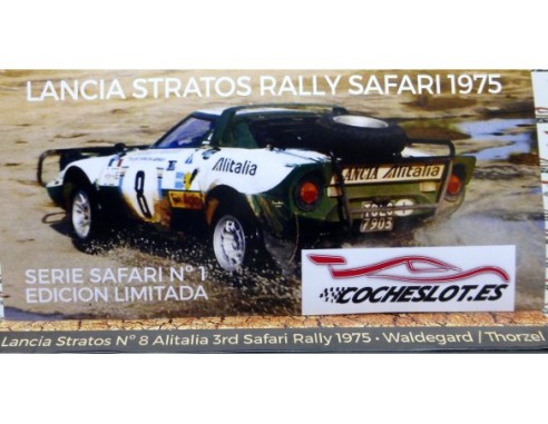 LANCIA STRATOS Nº8 ALITALIA 3rd SAFARI RALLY 1975 COCHESLOT