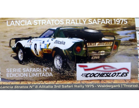 LANCIA STRATOS Nº8 ALITALIA 3rd SAFARI RALLY 1975 COCHESLOT
