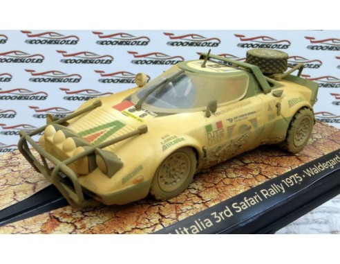 LANCIA STRATOS Nº8 ALITALIA 3rd SAFARI RALLY 1975 EFECTO BARRO COCHESLOT