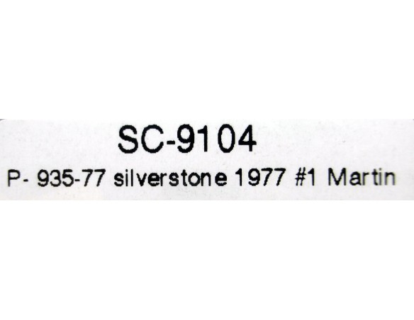 PORSCHE 935-77 MARTINI SILVERSTORE 1977 REF.SC9104 SCALEAUTO