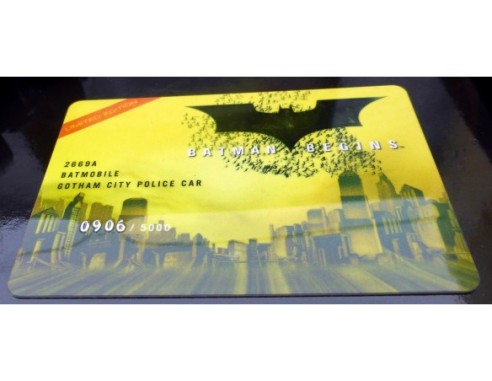 BATMOBILE Y GOTHAM CITY POLICE CAR 1/43 SUPERSLOT