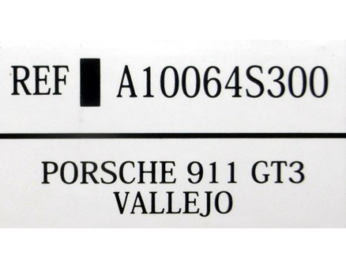 PORSCHE 911 GT3 VALLEJO FIRMADO  REF.A10064S300 EDUCA
