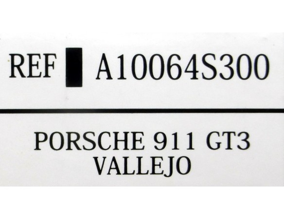 PORSCHE 911 GT3 VALLEJO FIRMADO  REF.A10064S300 EDUCA