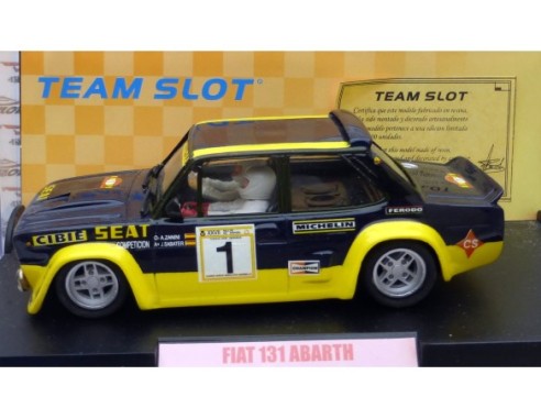 FIAT 131 ABARTH ZANINI LTD.ED. REF 70601 TEAM SLOT