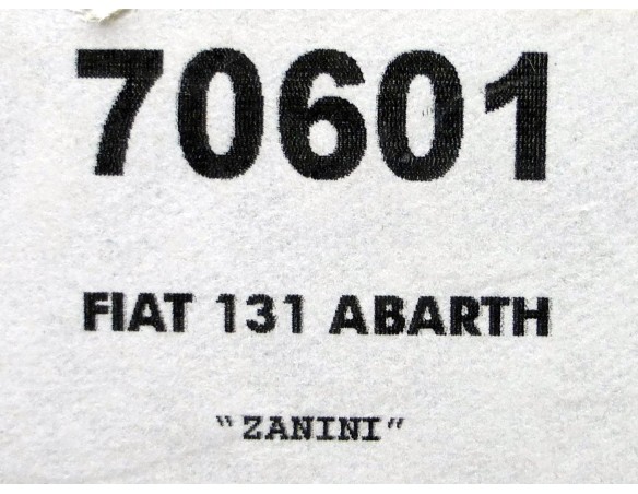 FIAT 131 ABARTH ZANINI LTD.ED. REF 70601 TEAM SLOT