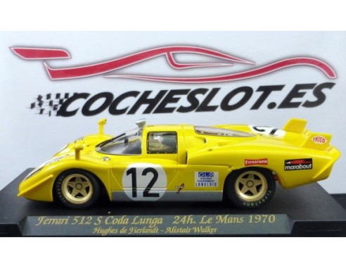 FERRARI 512 S CODA LUNGA LE MANS 70 AMARILLO REF.88005 FLY