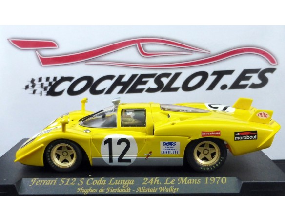 FERRARI 512 S CODA LUNGA LE MANS 70 AMARILLO REF.88005 FLY