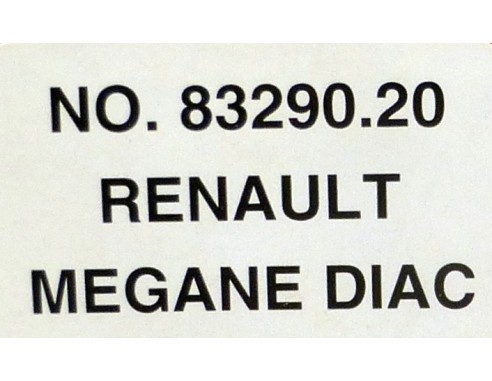 RENAULT MEGANE DIAC REF.83290.20 MATCHBOX