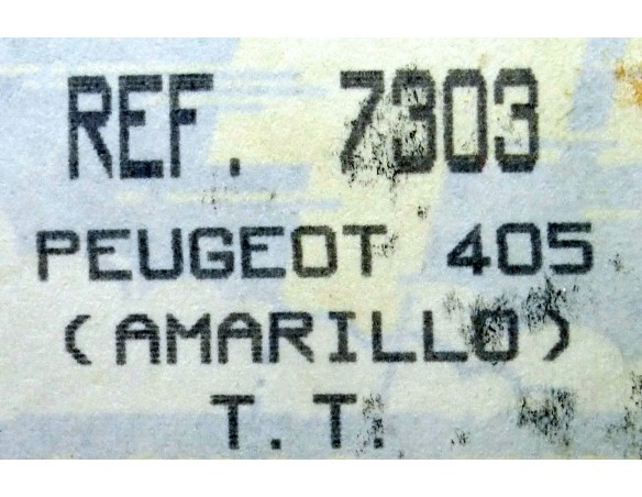 PEUGEOT 405 AMARILLO T.T REF.7303 TT EXIN