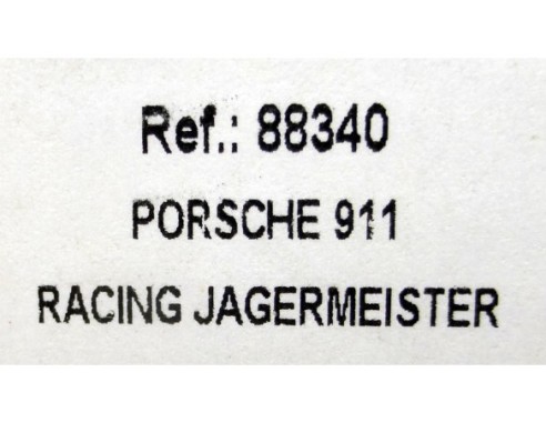 PORSCHE 911 RACING JAGERMEISTER REF.88340 RACING FLY