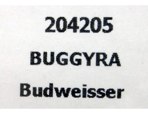 BUGGYRA BUDWEISSER REF.204205 FLYSLOT