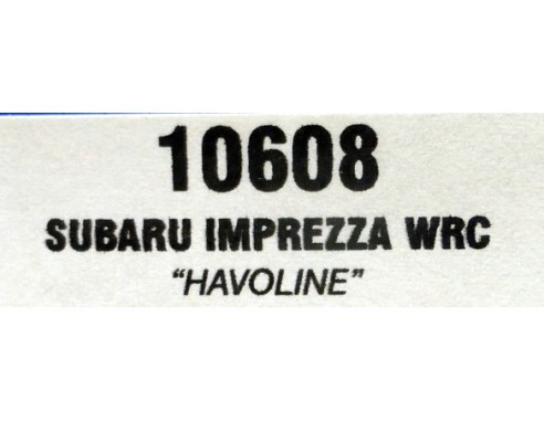 SUBARU IMPREZZA WRC HAVOLINE REF.10608 TEAM SLOT