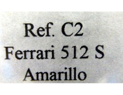FERRARI 512 S    “Le Mans 70” AMARILLO REF.C2 FLY