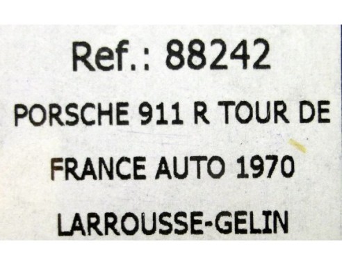 PORSCHE 911 R TOUR DE FRANCE AUTO 1970 REF.88242 FLY