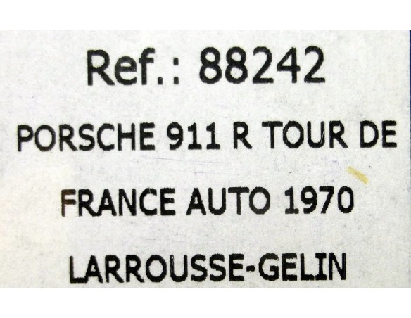PORSCHE 911 R TOUR DE FRANCE AUTO 1970 REF.88242 FLY