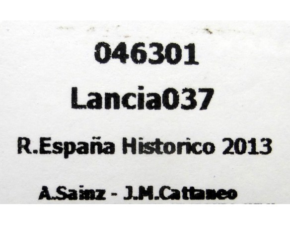 LANCIA 037 R ESPAÑA HISTORICO 2013 REF.046301 FLYSLOT