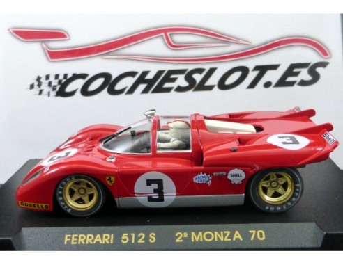 FERRARI 512 S    “2º Monza 70” ROJO REF.C1 FLY