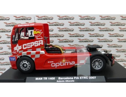 CAMION MAN TR 1400 BARCELONA FIA ETRC 2007 ANTONIO ALBACETE REF.203301 FLYSLOT