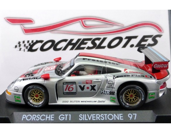 PORSCHE GT1   “Silverstone 97” PLATA REF.A33 FLY