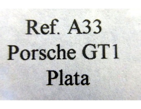 PORSCHE GT1   “Silverstone 97” PLATA REF.A33 FLY