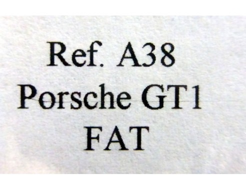 PORSCHE GT1   “Daitona 98” BLANCO REF.A38 FLY