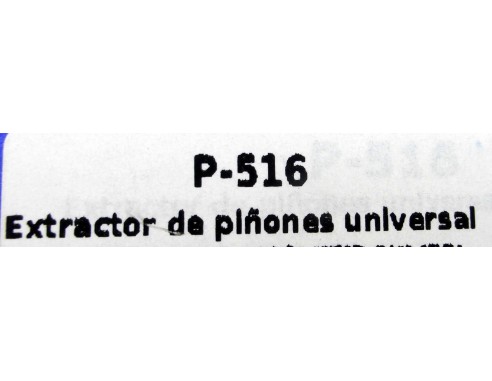 EXTRACTOR DE PIÑONES UNIVERSAL REF.P516 IBB