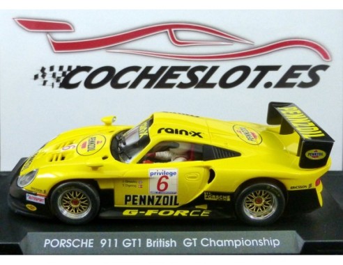 PORSCHE GT1 EVO “British GT 99” AMARILLO REF.A56 FLY