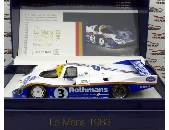 PORSCHE 956 LH Nº3 1st LE MANS 1983 REF.CW24 SLOT.IT