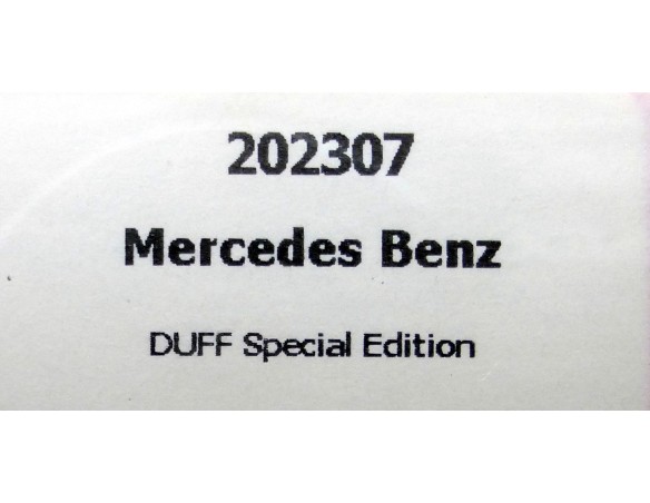 CAMION MERCEDES BENZ DUFF SPECIAL EDITION REF.202307 FLYSLOT