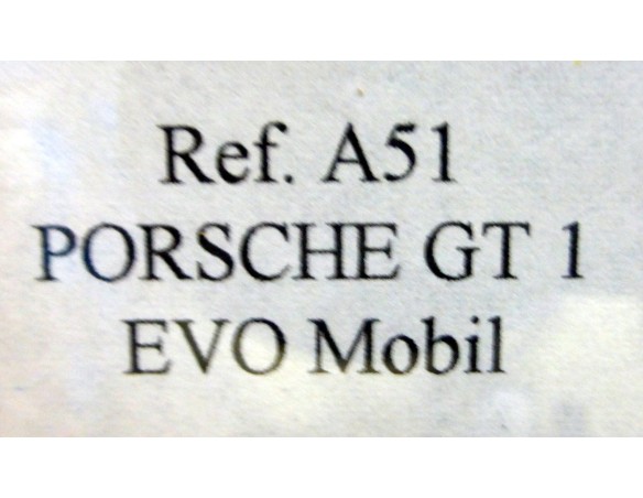 PORSCHE GT1 EVO  “4º Sebring 97” Blanco - “MOBIL 1” - Nº 26 REF.A51 FLY