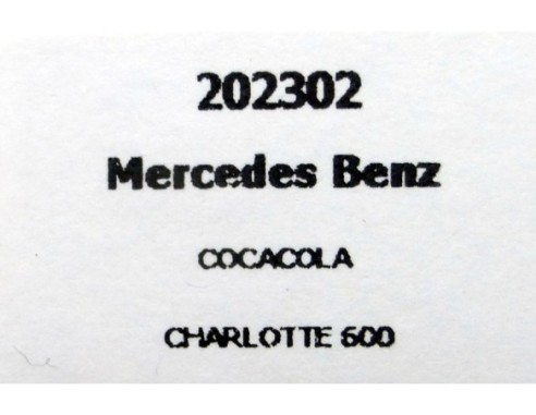 CAMION MERCEDES BENZ COCACOLA CHARLOTTE 600 REF.202302 FLYSLOT