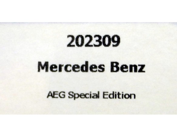 CAMION MERCEDES BENZ AEG SPECIAL EDITION REF.202309 FLYSLOT