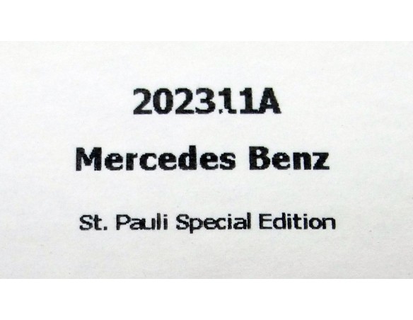 CAMION MERCEDES BENZ ST.PAULI SPECIAL EDITION NARANJA REF.202311A FLYSLOT