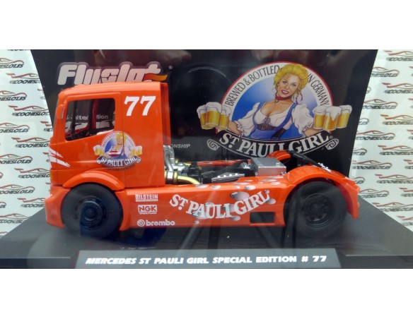 CAMION MERCEDES BENZ ST.PAULI SPECIAL EDITION ROJO REF.202311 FLYSLOT