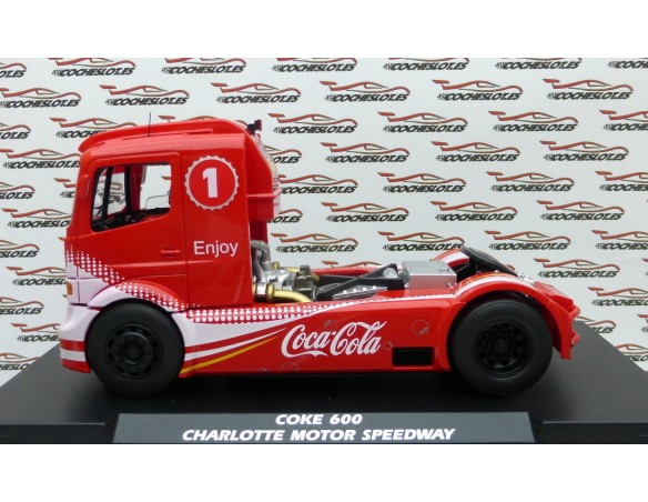 CAMION MERCEDES BENZ COCACOLA CHARLOTTE 600 ROJO CLARO REF.202302 FLYSLOT
