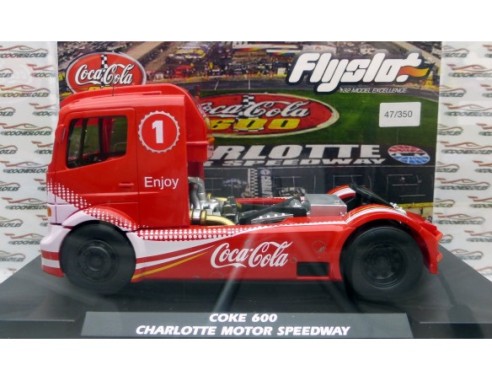 CAMION MERCEDES BENZ COCACOLA CHARLOTTE 600 ROJO CLARO REF.202302 FLYSLOT