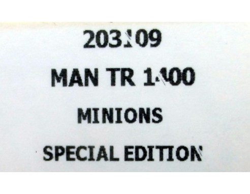 CAMION MAN TR 1400 MINIONS SPECIAL EDITION REF.203109 FLYSLOT