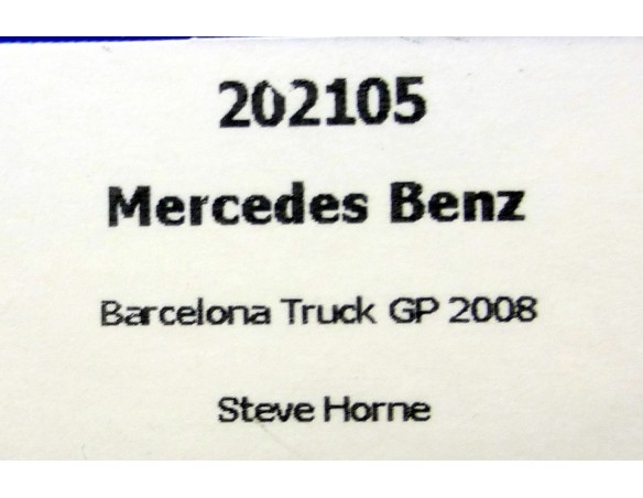 CAMION MERCEDES BENZ BARCELONA TRUCK GP 2008 REF.202105 FLYSLOT